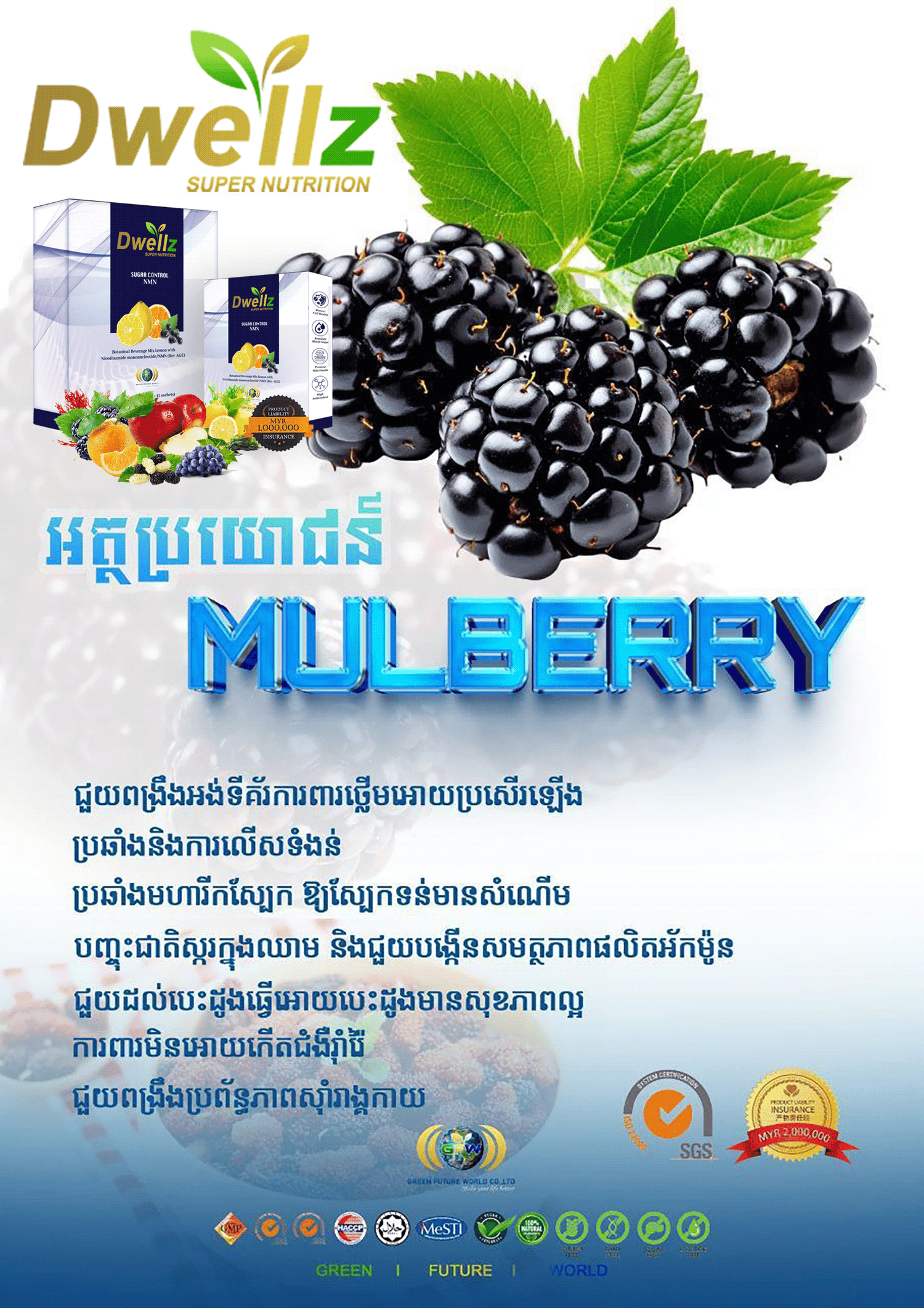 អត្ថប្រយោជន៍នៃកោសិកាដើម "Mulberry"